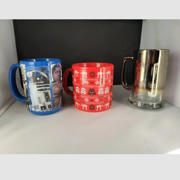 STAR WARS MUG LOT/1986 VINTAGE Star Tours/Salt and Pepper Shakers/Hallmark Frame - Picture 6 of 13